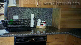 Gold  
Leopard Granite Kitchen 1